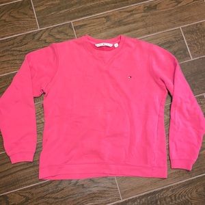 Tommy Hilfiger bubblegum pink crewneck sweatshirt size large